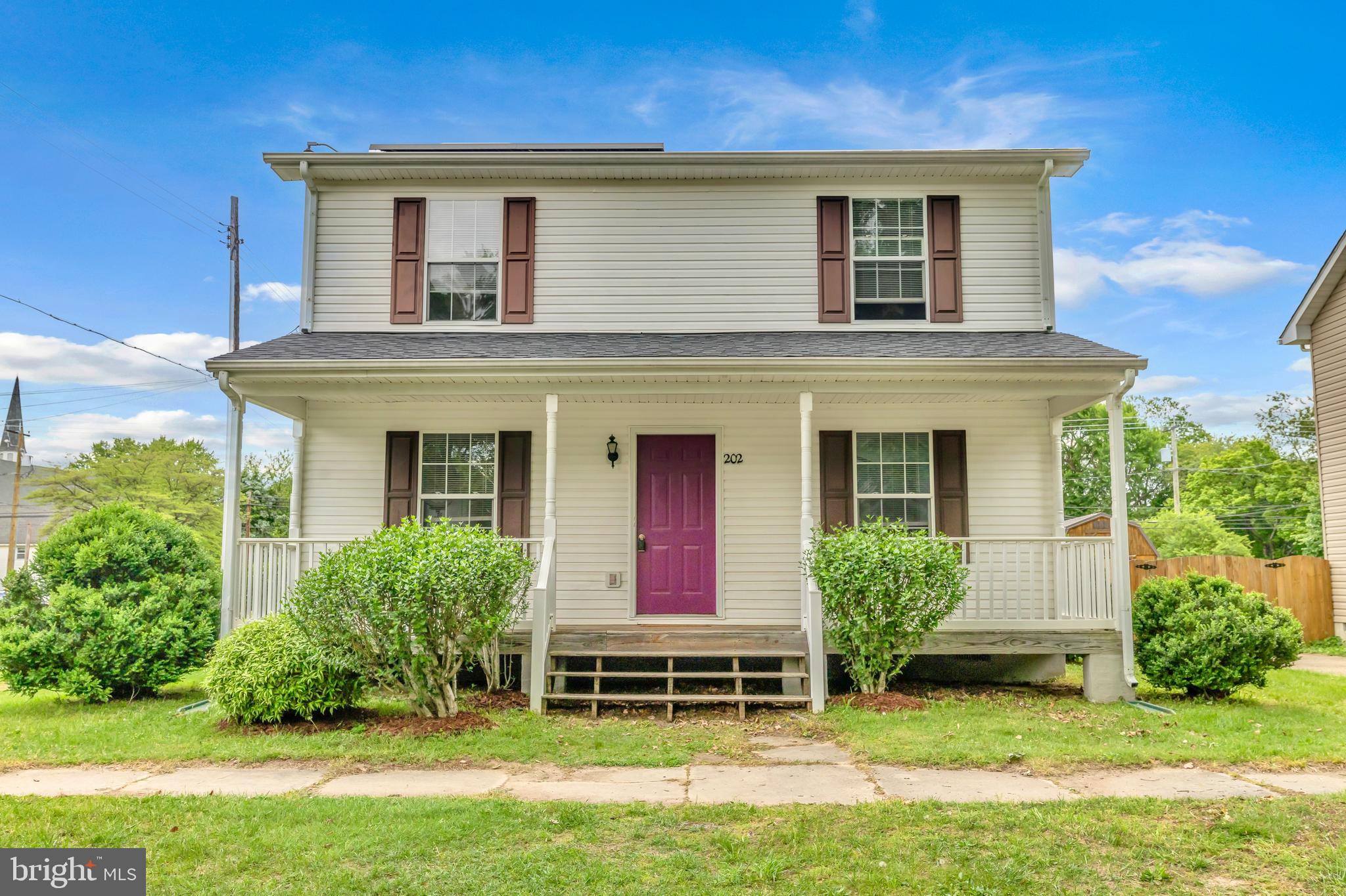 INCREDIBLE VALUE! Looking for a well maintained and move-in ready home with no HOA?! Look no further - this home is just awaiting your personal touch, and you can move in with peace of mind with the one-year home warranty the sellers are offering to the new buyer! Situated on a corner lot, 202 Maryland Avenue comes with a large back yard - perfect for entertaining, gardening, or turning into your own private oasis, and two sheds perfect for additional storage space! Inside you'll find a well-kept, cozy 3-bedroom, 2-bathroom interior with a functional layout and plenty of space to fit your needs! This charming home has also had some great updates - the roof was replaced in 2023, and energy efficient solar panels were added to help reduce electricity bills; the heat pump was replaced in 2021; new carpet, LVP flooring, and fresh paint have been added as well! This property location is minutes from route 404 providing access to Delaware beaches and route 50 to the Chesapeake Bay Bridge for easy commuting! Tuckahoe State Park is minutes where you can enjoy fishing, hiking, kayaking, and other outdoor activities. Also located nearby is the Martin Sutton Memorial Park where you can play tennis, basketball, baseball, skate, or enjoy the paved trail walking your dog. Schedule your in-person tour today! Property is subject to seller home choice and sellers are ready to move quickly!