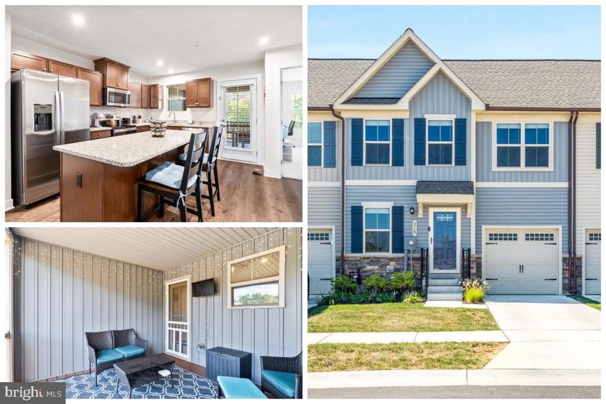 Welcome to Bloomfields, Frederick’s premier 55+ active adult community where resort-style amenities and a vibrant lifestyle come together. This like-new, 2-year-old Nassau Villa offers comfort, privacy, and convenience — without the wait of new construction.
Thoughtfully designed for low-maintenance living, this home includes lawn care and snow removal, allowing you to spend more time enjoying life and less time on upkeep.
Step inside to a bright, open floor plan centered around a beautiful kitchen with a spacious entertaining island, granite countertops, upgraded cabinetry, and wide-plank LVP flooring that flows throughout the main level. The private first-floor primary suite features a generous walk-in closet and full bath, while upstairs, two additional bedrooms and a full bath provide space for guests or hobbies.
The walkout lower level offers exciting potential for future finished living — already framed with a rough-in bath and walkout to a private patio, ready for your personal touch. Extend your living outdoors with the screened, covered porch, a peaceful spot for morning coffee or evening relaxation overlooking the tranquil grounds of Homewood at Crumland Farms — a beautifully maintained neighboring retirement community that enhances both privacy and serenity.
Enjoy the convenience of a one-car garage and all that Bloomfields offers: dog parks, community gardens, walking trails, and more. A clubhouse and outdoor pool are coming soon, further enhancing the resort-like feel of this sought-after neighborhood.
Located just minutes from Wegmans, coffee shops, restaurants, and healthcare, this home strikes the perfect balance between tranquility and easy access to daily conveniences.
Why wait to build? Move in now and start living the lifestyle you’ve been looking forward to — at an unbeatable value.