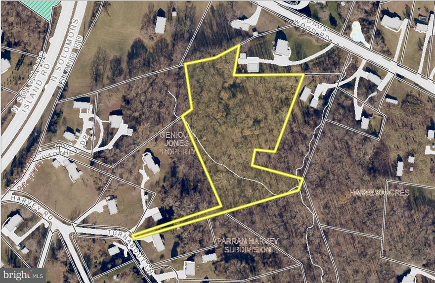 Taking Back Up Offers!!! 6.29 Acres with approved Perc. NO HOA. Bring your builder and plans and build your dream home in the Heart of Calvert County. Potential to build up to 6,000 sq.ft. house. There’s plenty of room to roam, tons of privacy, and room to store all your toys including RVs & boats. It’s rare to get this much acreage so close to town and the water! The lot is an easy Commute to Washington DC, Joint Base Andrews, Annapolis, Northern Virginia, Solomons, and Pax River.  Located in a highly desirable School District with excellent schools. This property is a blank canvas upon which you can build your forever home amongst the trees. Go exploring with the kids or grandkids and build more than just a home build memories that will last a lifetime. This property is large enough for all sorts of outdoor activities - use your imagination! Your acreage on Turnabout Lane feels like it’s a world away, yet the beach, water, restaurants, schools, shops & activities are all easily accessible. Enough land and privacy perfect for a farmette or private homestead! With beaches, marinas & Chesapeake Beach so close, this location is truly perfect. This property is currently a blank canvas awaiting your creative vision. With no existing structures on the land, you have the freedom to design and construct a home that perfectly suits your needs and preferences. The property's location includes rolling hills, wooded areas, and breathtaking views. This tranquil ambiance allows residents to enjoy a calm and serene lifestyle away from the hustle and bustle of city living, while still being conveniently close to all necessary amenities and conveniences. Located in the charming community of Huntingtown, MD, this property allows residents to enjoy a peaceful lifestyle while still being conveniently close to essential amenities. Don't miss the chance to transform this blank canvas into your very own piece of paradise.