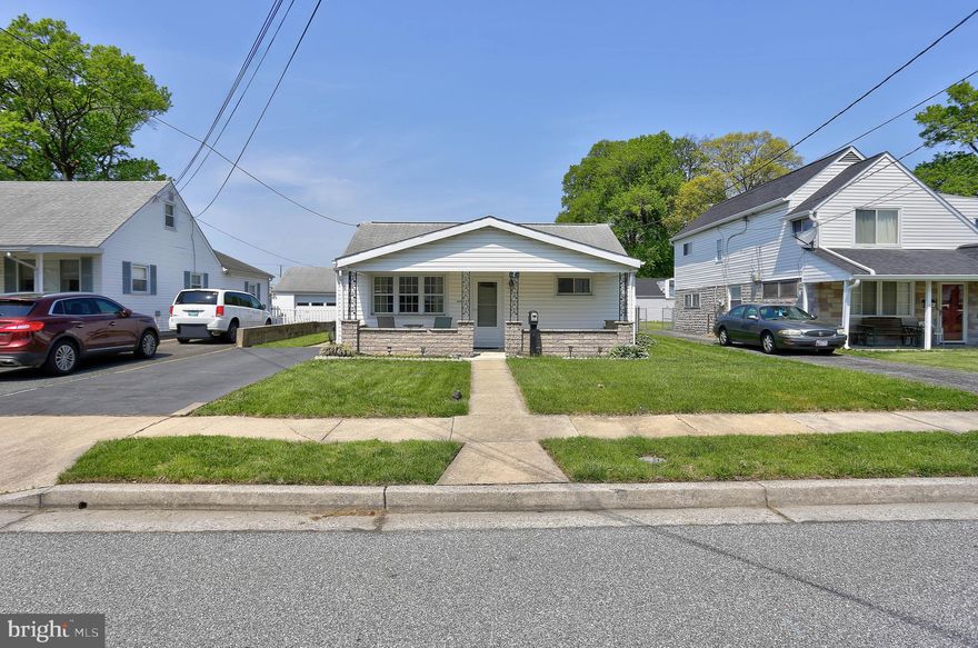 Welcome Home! This 3 bedroom 2 full bathroom house  in French's Park has been well loved and maintained.  It is conveniently located on a quiet street just minutes away from shopping, restaurants and entertainment.   Minutes from  Eastern Avenue, 695 and 95.  It's easy living with all the bedrooms and laundry  all on one level.  A large  kitchen with nearby laundry and bathroom makes cooking and laundry effortless.  Eat in the kitchen or use the separate dining room for holidays and guests.  Just outside the kitchen door is a  convenient back porch for gatherings or activities.  This lovely property has a flat rear yard, with plenty of storage, it comes with 2 sheds in good condition!   The main house is all electric heat and central A/C.  All appliances are included.  Move in ready!  Can be updated later if desired.  Roof has been replaced- age unknown.  outdoor HVAC replaced- in 2015- Indoor unit 2007.  New hot water heater 2022 - Everything is in good working order.