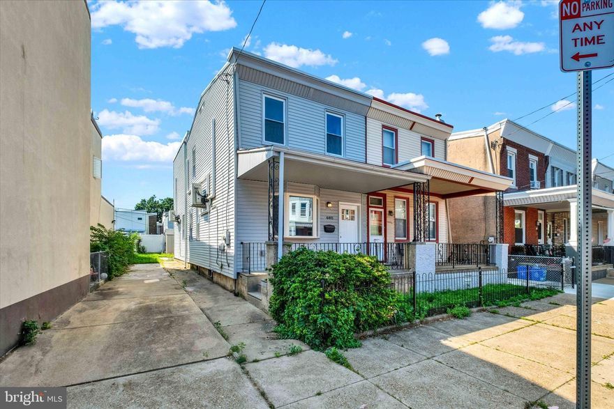 Motivated Seller!! Investor Alert!! Entertaining all offers!! 

 Welcome to 4493 Edgemont St – a beautifully renovated 3-bedroom, 2-bath end row home offering over 1,500 square feet of modern living space and a rare 3-car driveway in the Bridesburg section of the city!

Step inside and you'll immediately notice the spacious layout and upscale finishes. The home boasts Panzu luxury commercial-grade flooring throughout, offering both durability and style. The updated kitchen features sleek quartz countertop and modern cabinetry—perfect for home cooking or entertaining.

Upstairs, you'll find three bedrooms with closet built-ins and a tastefully updated full bathroom. The main level offers a second full bathroom with a standup shower and laundry room. The finished lower level offers additional living space, providing flexible use as a home office, gym, or rec room.

Outside, enjoy your front porch, and take advantage of the private driveway that can accommodate up to three vehicles—a major convenience in this area.

Appraisal from June 2025 came in at $450,000, and the property is now offered at $355,000—a rare opportunity to purchase with instant equity!

Important Note: There are 3 open permits on the property: Electrical, Plumbing, Framing. Very minor things need to be done for the permits. Don't let this minor setback keep you from making an investment!!

📸 **Photo Disclaimer:** Some listing photos have been digitally enhanced to reflect lighting and layout. In particular, any visible access points for inspection purposes may have been edited out in photos. Buyers are encouraged to visit in person or request unedited photos if needed.

Conveniently located near shopping, schools, and public transportation—this home offers a great blend of modern upgrades and city living convenience.

📍 **Don’t miss your chance to own this move-in ready gem with built-in value. Schedule your showing today!**

All information provided is deemed reliable but is not guaranteed and should be independently verified.  Buyer is responsible for verifying zoning, permits, and any city requirements.