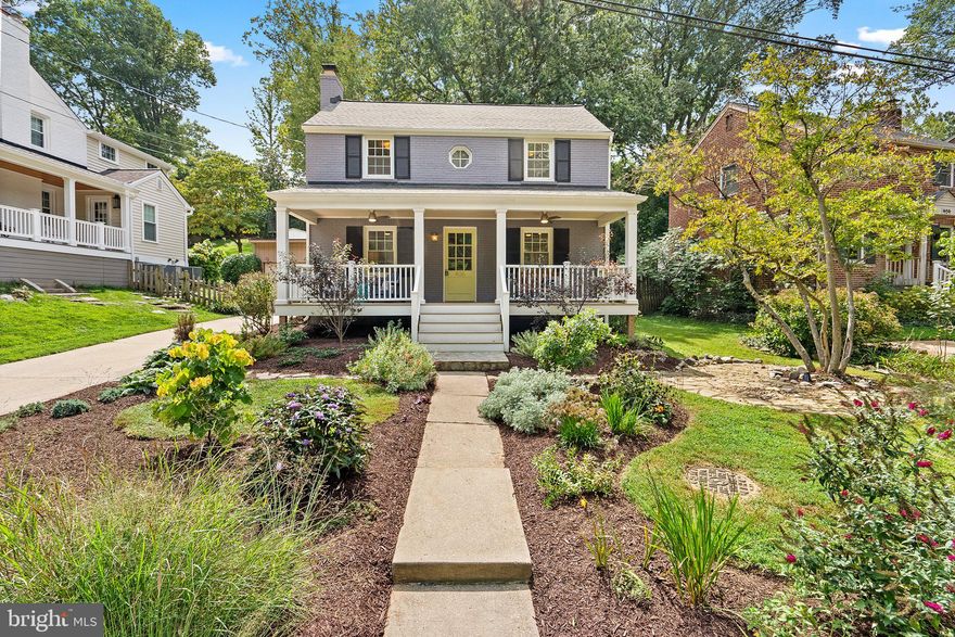 UNDER CONTRACT- OPEN HOUSE IS CANCELED. This charming Woodmoor colonial is set opposite a large wooded median on a quiet street. A beautifully landscaped front yard leads to a big, breezy front porch with Trex flooring. Inside is a living room with crown molding, a cozy fireplace and a door to the side yard. The dining room is open to the kitchen and features an original corner china cabinet and crown and chair rail molding. The newly remodeled kitchen has a seating peninsula and a door to the back patio - great flow for entertaining. Upstairs is a primary bedroom with a walk-in closet, two additional bedrooms and a full bathroom. Newly refinished hardwoods run throughout the first and second levels. The finished lower level has a family room, great space for a home office, a full bath, laundry and stairs out to the back. The expansive, fully-fenced back yard has been beautifully landscaped with perennial beds and there’s a lovely brick patio for outdoor dining. The detached garage has large windows and electrical, perfect for a workshop or studio. Driveway will accommodate multiple cars for off-street parking.

Here’s What You’ll Love About This House
Newly refinished hardwoods - first and second floors (2023)
Kitchen remodeled (2023)
New 6' privacy fence (2018)
New roof, attic insulation, and gutters (2018)
Newly built front porch (2017)
House freshly painted (2017)

Here’s What’s Nearby
0.3 mi to Pinecrest Park
0.8 mi to Woodmoor Shopping Center
1.0 mi to Safeway
1.1 mi to Northwest Branch Trail
1.3 mi to Trader Joe’s
2.7 mi to Forest Glen Metro
2.8 mi to Downtown Silver Spring