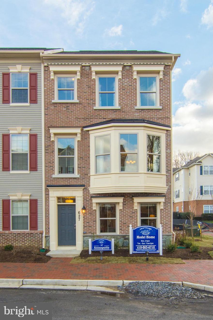 MODEL HOME AT BEST-SELLING VILLAGE GREENS OF ANNAPOLIS. Built by award-winning Craftmark Homes, this stunning model home has inspired 50 sales since grand opening in 2015. Now this end unit home featuring finished loft suite is available to purchase. Excellent investment opportunity in flagship community 5 minutes to everything. Leaseback to builder required, see onsite sales manager for details.