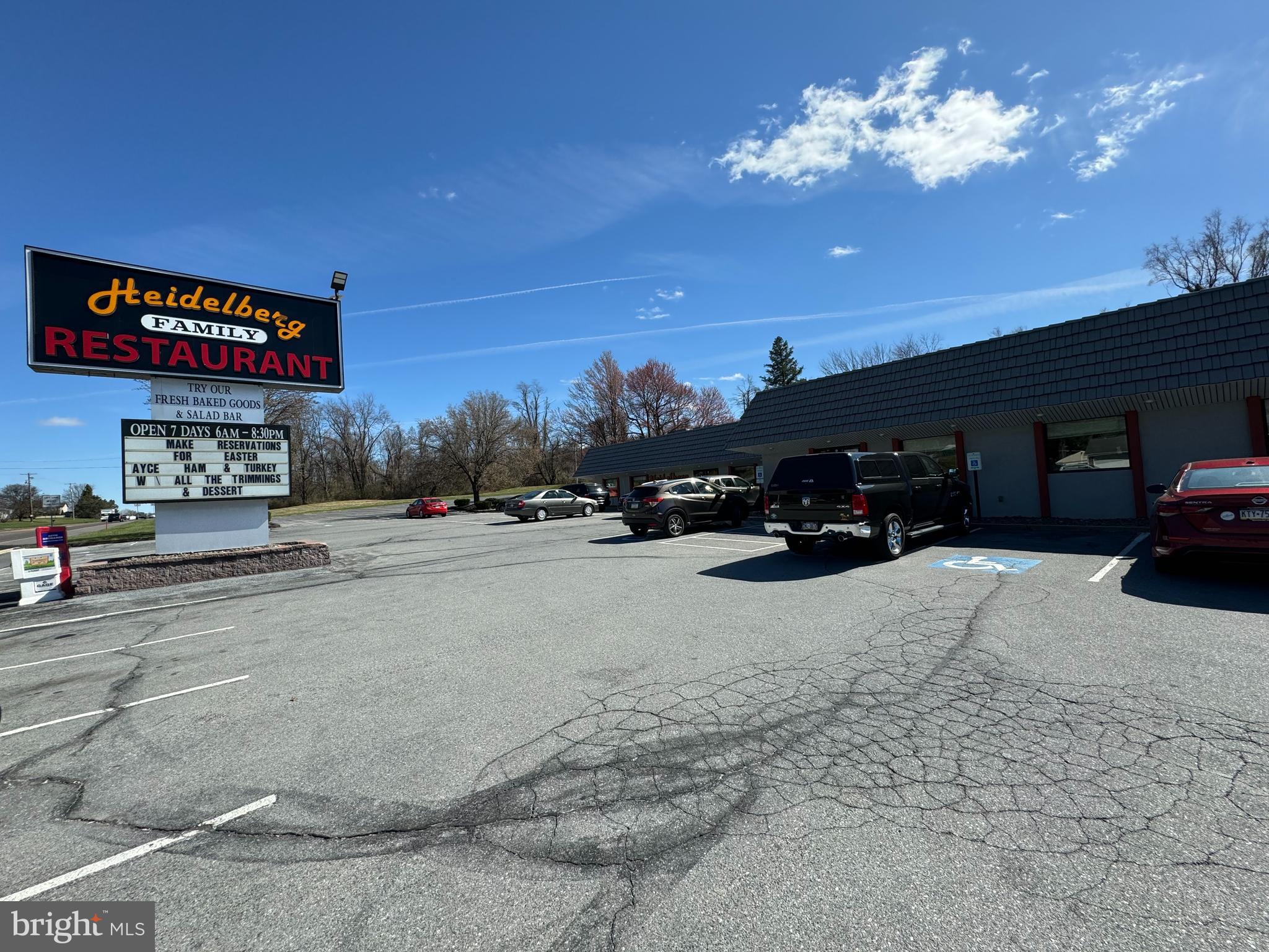Turnkey diner and restaurant available for sale with all furniture, fixtures and equipment included. 1.7 acre parcel. Expansive parking lot. Extensive frontage along heavily traveled Rt 422/W Penn Ave. Local landmark.
