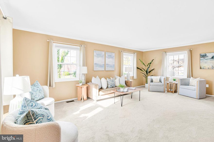 Welcome to the heart of the Crofton Triangle, a sought-after community known for its tree-lined streets and vibrant amenities including a private golf course, parks, and even its own police department. This stately 4-bedroom, 2.5-bath colonial with a 2-car garage offers the perfect blend of charm, space, and location. Step into a bright and inviting foyer with warm hardwood flooring that flows into the spacious living room, filled with natural light. The formal dining room features crown molding and a chair rail, ideal for holiday gatherings or dinner parties. New carpeting was just installed on the main level. The cozy family room is perfect for game nights or relaxing with loved ones. The kitchen boasts hardwood floors, granite countertops, a tile backsplash, stainless steel appliances, center island, recessed lighting, and a charming breakfast nook. A laundry/utility area with pantry cabinets provides extra storage. Sliding doors lead to the patio, a perfect setting for outdoor dining or an evening cocktail. Upstairs, you'll find four comfortable bedrooms, all with carpeting and ceiling fans. The private primary suite features a walk-in shower and oversized granite-topped vanity. The hall bath includes tile flooring and a tub/shower combo. Enjoy membership options at the Crofton Swim & Tennis Club or the Crofton Country Club pool and golf. Nearby Waugh Chapel offers shopping, dining, a movie theater, gyms, and more. Ideal for commuters with easy access to the metro, Fort Meade, BWI, Annapolis, DC, and Baltimore via Routes 301, 50, 32, and 97. Don’t miss your chance to own a beautiful home in the heart of Crofton - schedule your private showing today.