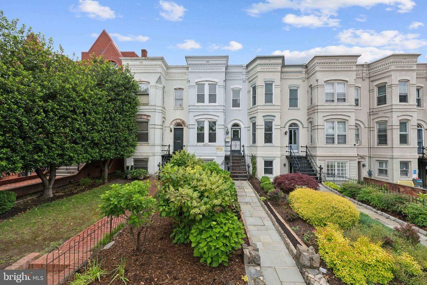 🏛️ Prime Capitol Hill Office Space | Steps from the Capitol & Union Station.   |***  Positioned just a block and a half from the U.S. Capitol, this elegant, light-filled commercial property offers an exceptional opportunity to establish your business in one of Washington, D.C.’s most prestigious and visible locations.   |***  Spanning approximately 1,500 square feet across the main and upper levels, this turnkey office suite features six spacious and private offices, two half baths, and a flexible, functional layout ideal for professional users, NGOs, lobbying firms, or policy organizations seeking proximity to power.   ***   Upon entry, guests are welcomed into a gracious reception room with gleaming hardwood floors and large windows that flood the space with natural light. The main level also has a center office, and a private office  with direct access to a secure brick patio—perfect for casual meetings, coffee breaks, or al fresco lunches in a peaceful outdoor setting.   ||   Ascend to the upper level to find two additional offices, including a spacious executive suite bathed in natural light from multiple windows and an overhead skylight—an ideal retreat for focused work or high-level meetings--a central meeting area with a convenient kitchenette, and another private office, ***   Located in the heart of Capitol Hill, this property offers immediate access to the U.S. Capitol, Supreme Court, Library of Congress, and Union Station, as well as nearby Metro access and a variety of dining and amenities.