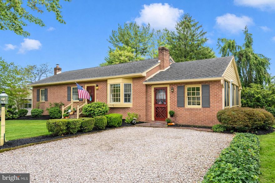 ESTATE SALE! Welcome to this beautifully maintained ranch-style home, lovingly cared for by one family. From the moment you arrive, you’ll notice the quality and craftsmanship throughout, from the solid wood doors and hardwood floors to the charm in every detail.

Inside, the kitchen features cherry cabinets, and the home offers three bedrooms, one and a half baths, plus the potential for an additional finished room in the basement. The finished lower level is a highlight, complete with a cozy Franklin stove that’s vented upstairs—providing warmth and character, as well as practical comfort.

Year-round comfort is assured with central air, Mitsubishi electric heating and cooling, an oil heating system, and the wood stove. A standout feature is the sun porch, with its own HVAC system, a gas stove, and detachable glass panels with screens—creating the perfect spot to relax or entertain in every season.

The property has been thoughtfully updated with a new covered basement entrance, storm doors, new spouting, new basement flooring and carpet, newer roof. Added conveniences include a water softener and hot water heater, while the home’s southern exposure fills the interior with beautiful natural light.

Outdoors, you’ll find a large backyard with mature landscaping and fencing, multiple brick features including a spacious patio and a handsome brick wall with railings on the front porch. The patio deck, with its screened-in section, extends your living space and makes entertaining effortless.

This property truly offers the best of both comfort and craftsmanship—a move-in ready rancher with timeless features, abundant upgrades, and unique spaces in a great location!