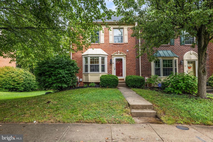End of Group Loveton Townhome Situated on a Small and Welcoming Court!  26 Old Forge Court offers many updates including New Roof and Skylight 2022, Lower Level Carpet 2023, Kitchen SS Appliances - 2018, Garbage Disposal - 2020, Washer & Dryer - 2018, Upper Level Carpet -2015. Spacious Living and Dining Areas with Slider to Peaceful Deck Overlooking Private Patio. The Finished Lower Level is completed with a 4th Bedroom or Office, 1/2 Bath and a Family Room boasting a Wood Burning Brick Fireplace and Wet Bar.  Tucked Away but So Convenient to Hunt Valley, I83 and Hereford Zone Schools!