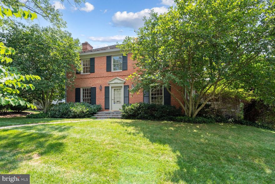 Captivating  All Brick Center Hall Colonial Located in the Sought-After Westmoreland Hills Neighborhood * Sited on a Large 8,464 Square Foot Lot, This Home offers 4 Large Bedrooms, 2 Full Bathrooms and 2 Half Baths *  The Main Level Offers  a Foyer Entry with Crown, Chair Rail and Picture Frame  Moulding  with Large Closet Space * The Large Living Room has  Floor to Ceiling Window, Wood Burning Fireplace and Crown Moulding * The Dining Room features Crown and Chair Rail Moulding, Floor To Ceiling Front Window, Recessed Ceiling Lights Double Glass French Doors leading to The Family Room * The Family Room with it’s Built-In Custom Woodwork Has New Wall to Wall Carpet, Dentil Crown Moulding, Large Bay Window, Recessed Lighting, Door Entry to the Fully Fenced Rear Yard and a Double Door Access to the Dining Room * A Full Sized Eat-In Kitchen offers A Large Bay Window Overlooking the Large Fenced-In Landscaped Yard,  Eat-In Table-Space Area with Plenty Of Cabinet and Pantry Space *  The Upper Level Contains 4 Bedrooms, 2 Full Bathrooms, Linen Closet and Large Closet Space *  Access to the Attic is  gained with a  Pull Down Step Ladder * The Lower Level Is Finished with New Porcelain Tile Flooring, Ample Storage, Laundry Facilities, Large Storage Room and Rear Stairway with Rear Yard Access  * An Attached Rear Entry One (1) Car Garage Parking with Private Driveway offering Access to the House * Enjoy easy Commute to Little Falls and Crescent Trail with its miles of Scenic Running and Bike Trails * Not far from Falmouth Road is the Westmoreland Hills Local Park with its Playground, Basketball and Tennis Courts *