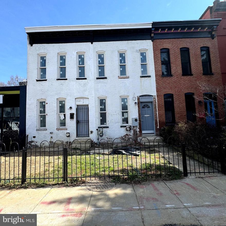 Located in the heart of DC’s iconic Shaw Historic District,  this property represents a rare opportunity to acquire a newly constructed, design-forward mixed-use asset in one of the city’s most dynamic and sought-after corridors.  Delivered in April 2026, this MU-4 zoned property seamlessly integrates a fully built-out, restaurant-ready commercial space at street level with two luxury residential units above, creating a highly desirable blend of income streams and long-term value. The restaurant space is offered fully equipped, with infrastructure, systems, and layout carefully designed for efficient operation significantly reducing startup costs and timelines for an incoming operator. This turnkey delivery is a standout feature in a submarket where buildout costs can be substantial.  Above, the residential component features 2 boutique one-bedroom residences, each with private front and rear access, high ceilings, and modern finishes throughout.  Interiors are appointed with stainless steel appliances, quartz countertops, in-unit washer and dryer, and thoughtfully designed layouts that maximize livability and natural light.  Extensive investment has been made in full building systems, including new mechanical, electrical, plumbing, and gas infrastructure, ensuring long-term operational efficiency and minimal deferred maintenance.   Seller requests a 2 years leaseback,  with an option for 2 additional years.  The property offers one rear parking space via alley access.  Floor plan & drawings available upon request.