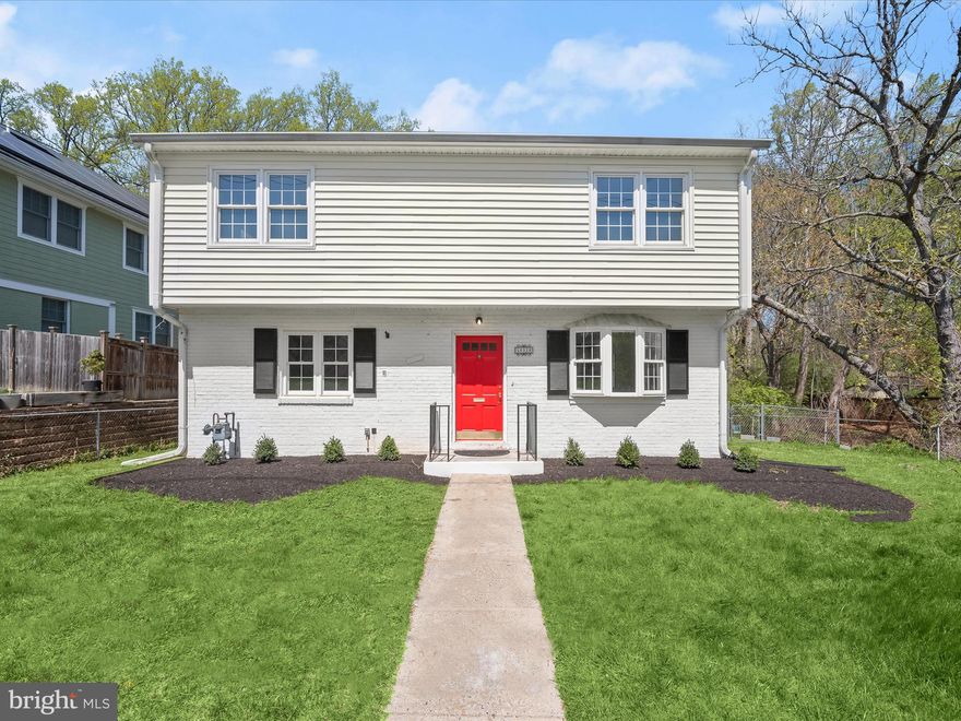 Welcome to this charming colonial home in the heart of the desirable Parkwood community, where timeless appeal meets modern convenience. Perfectly positioned just steps from the scenic trails of Rock Creek Park, this beautifully maintained home offers a rare opportunity to enjoy both natural beauty and exceptional accessibility. Freshly painted throughout with brand-new carpeting and lovely hardwood flooring, the home welcomes you with warmth and comfort from the moment you step inside. The bright and inviting living room features a bay window that floods the space with natural light and flows seamlessly into the formal dining room, complete with classic chair railing—ideal for everyday meals or special gatherings. The adjacent kitchen offers stainless steel appliances, including a gas cooktop, and boasts views of the backyard and park beyond through a large kitchen window. A door from the kitchen leads directly to the patio, creating an easy transition to outdoor dining and entertaining. Tucked off the main living area is a private wing featuring two bedrooms, and full bath—perfect for guests, or multi-generational living. Upstairs, you'll find three spacious bedrooms and a full bath, along with the added convenience of a laundry room tucked just off one of the bedrooms. The finished lower level offers even more flexible living space with a generous recreation room, a den perfect as a home office, a bonus room, a full bath, and a storage room. Walkout stairs lead to the fenced backyard, which opens directly to Rock Creek Park—your own peaceful retreat with endless trails and green space. Recent updates include a roof replaced just under 3 years ago, siding replaced within the last 2 years, and a zoned HVAC system for enhanced comfort and efficiency throughout. Enjoy an unbeatable location just blocks from Kensington Parkwood Elementary and minutes from NIH, Walter Reed, and the Grosvenor Metro (Red Line). A short drive takes you to the heart of downtown Bethesda or the charming town of Kensington, both offering a wide array of shopping, dining, and entertainment options. With its thoughtful layout, beautiful updates, and ideal setting, this home is more than just a place to live—it’s a lifestyle. Don’t miss your chance to call this special property your own!