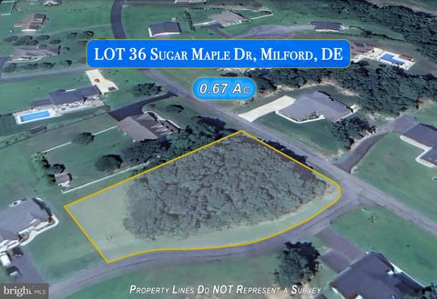 Lot 36 SUGAR MAPLE DRIVE MILFORD DE 19963