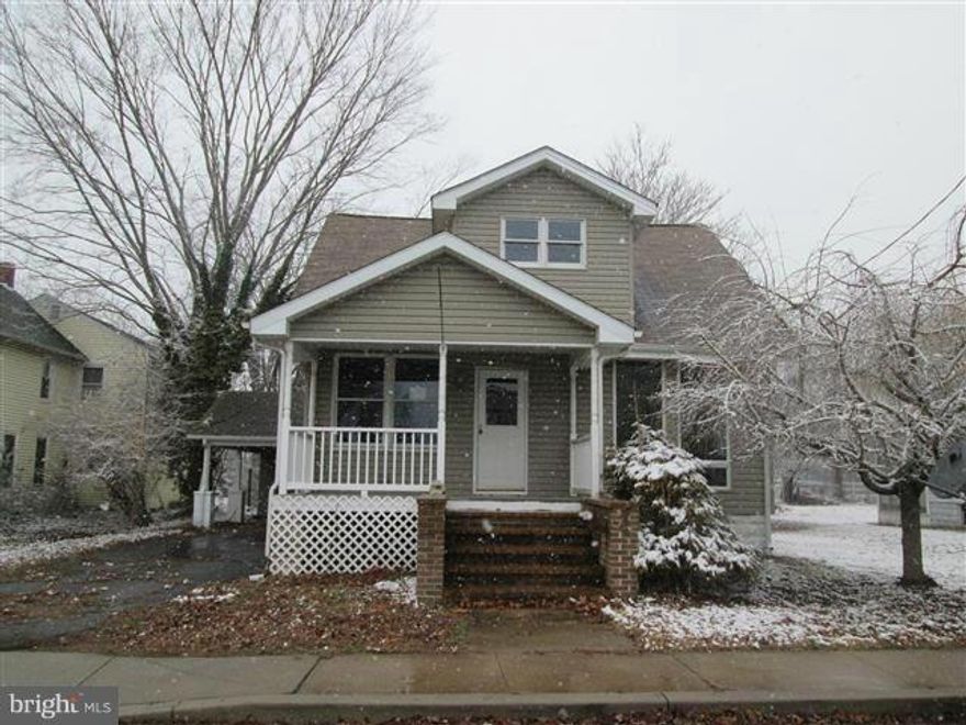 Huge Price Drop!! Nice size cape Cod offers Covered front porch and enclosed porch in rear. Carport with storage shed  &  deep back yard. Main level bedroom and bath.Huge  Kitchen has been upgraded in the past with lots of cabinets . Upper level has 2 bedrooms & 1 bath.Lower level is unfinished . Agents this is a HUD home for sale . Please view documents on this MLS for important contract details.