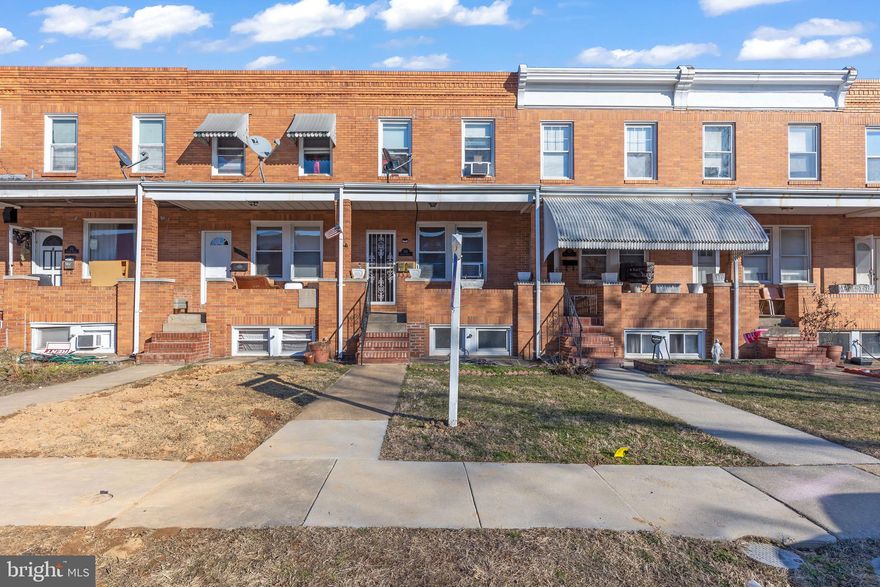 Welcome to 315 Elrino Street- a turn key 2 unit property. The home is properly zoned for 2 units with the city and has 2 separate electric meters. Many large mechanical systems have been recently updated such as gas boiler, water heater, rubber roof replacement and all water lines and main replacement. 

The upstairs unit features a kitchen, full bath, living room and bedroom 

The downstairs unit features kitchen with an eating area, living rooms, 1.5 bathrooms and 2 bedrooms 

Walk to JHU Bayview/NIH, easy access to 95 and walkable to the new Yard 56. Great investment property or live in one unit, rent the other!