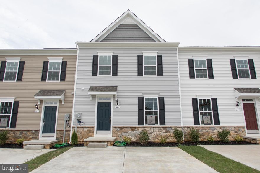 Ready for July Move-In!  Brand new Archer II 3 level town home with main level entrance to family room and kitchen!   Beautiful exterior that provides 2 bay windows on first and second floor. This home has a double driveway as an added convenience for extra parking space. The interior features an open concept layout and with the 8' morning that adds extra square footage to all three levels! Maintenance free yard covered by HOA! Must see community! Lock in your pricing today. Virtual tours or private tours available! * photos may differ from actual home*