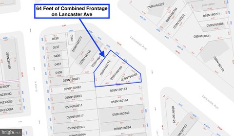 Vacant Land For Sale - 4424 - 4426 - 4428 Lancaster Avenue<br/> PHILADELPHIA, PA 19104