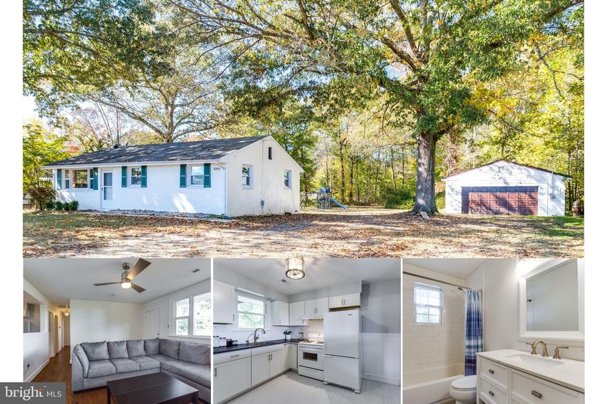 100% financing (RDA/USDA) eligible! Home Sweet Home! This updated rambler features a gorgeous kitchen with upgraded cabinets, subway tile backsplash and new appliances. Renovated bathroom, hardwood floors and newer flooring throughout.  New hot water heater, furnace, AC system. Newer roof (2010). Relax & entertain on the private deck backing to trees. Large yard with detached garage and shed with plent of space for storage. Country living on over 1 acre with open farm and woodland views. Close to several waterways: Nanjemoy Creek and Potomac River for fishing, boating and jetskiing. 20 minutes to La Plata, 40 minutes to National Harbor. No HOA! Located within commuting distance to Joint Base Andrews, Pentagon, Bolling, MD-5, I-495 Beltway, Washington, DC, Virginia and Branch Avenue metro station.
