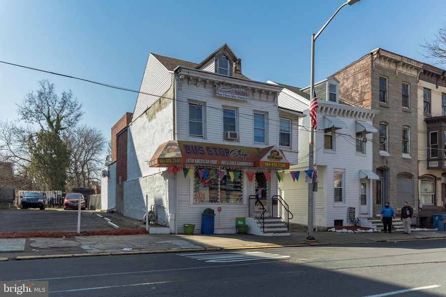 Don't miss this chance to own your business and rent or live in the space above! This amazing opportunity includes the sale of a two-story, two-unit building that consists of a commercial space on the first level (operating as a convenience store currently) and a rentable apartment on the second level, a separate adjacent parcel that has six-car parking, as well as a detached garage in the rear. In addition to the property, there is also a business opportunity to continue running the current convenience store that occupies the commercial space. Notable features of this mixed-use property include separate gas heating systems for the commercial and residential unit, as well as separate water and electric meters. A huge bonus to this building is the location. It is in a high-traffic part of the city with proximity to the DoubleTree Hotel, Santander Arena, and a Barta station. The convenient parking adjacent to the building is perfect for tenant and customer use that eliminates parking issues within the city. Included in this listing price are the 2-unit building, parking spaces located at 738 Franklin st parcel ID#03-5306-28-99-3544 and the business.
