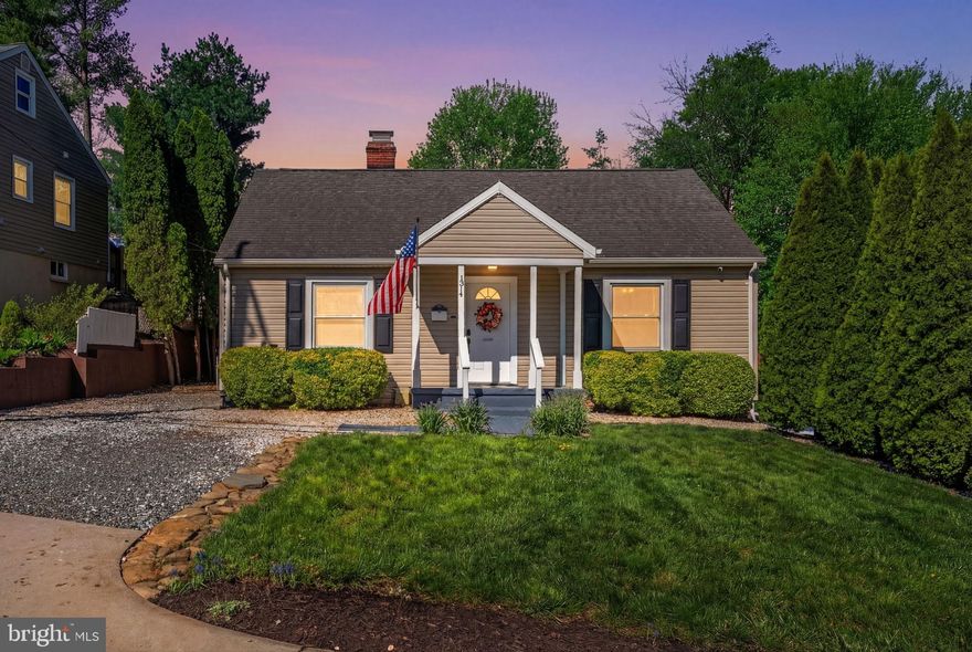 Welcome to 1314 S West St, a charming cottage in downtown Culpeper.  Upon entering the home through the covered front porch, you will notice the bright living room, and beautiful hardwood floors. There are two spacious bedrooms and a full bathroom down the hall.  The kitchen features stainless steel appliances (2023), a gas range, and glass-front cabinets.  A laundry/mud room is off the kitchen, with access to the back patio and large backyard, which includes a shed, landscaping, and raised garden beds.  A pull-down ladder is in place to access the full-size attic, great for storage. The property also features built-in shelving, custom molding and wainscoting, window curtains and blinds, an alarm system, and ample off-street parking.  Other recent updates include a 200-amp electrical panel, fully encapsulated crawl space ($34k upgrade done by JES, with transferable warranty), and painting and landscaping in 2026.  Don't miss your opportunity to be the next owner of this amazing property!
