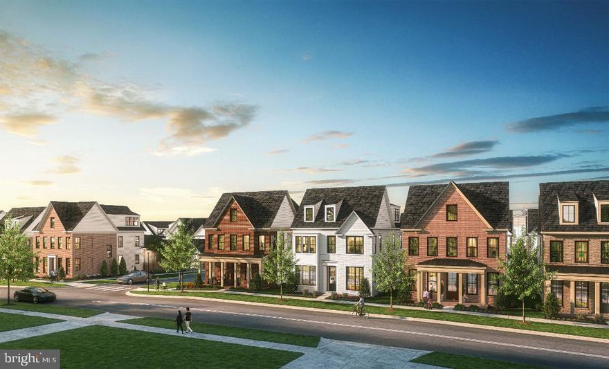 Welcome to the Village at Rockshire - new EYA neighborhood of 31 single family homes, 29 townhomes, and new neighborhood serving retail.  Grand opening on Saturday, November 15th at 12 pm - homesite reservations begin at 3 pm.  The Sterling is a detached single family home that is 4 BR, 3.5 BA with 2-car garage.  Optional finished basement and finished attics can make home up to 6 BRs and 5.5 BAs and over 5,000 SqFt.  Optional Elevator available as well.  Main level laminate hardwood flooring, contemporary kitchen with quartz countertops, upgraded tile in bathrooms,  environmentally friendly all electric design are some of the many included features.  Construction projected to begin in Spring of 2026 with first move-ins late 2026/early 2027.  Wootton School District too.