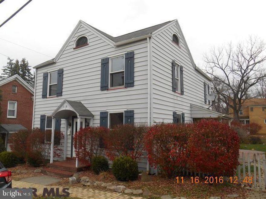 Great opportunity for a 3 bedroom home in Philipsburg. This can sparkle with your improvements! Nice sized rooms with a private yard in a quiet location. The detached 2-car garage provides plenty of storage space.