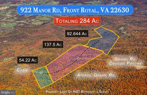 922 MANOR ROAD FRONT ROYAL VA 22630