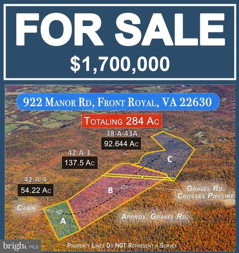 922 MANOR ROAD FRONT ROYAL VA 22630