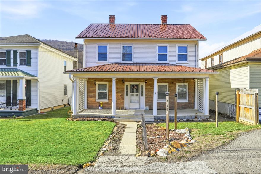 Welcome to 21802 National Pike! This charming circa 1890 home in the heart of Flintstone is move-in ready and offers a fantastic backyard to enjoy. The main level features a spacious living and dining room with hardwood floors, a large kitchen with abundant counter space and cabinetry, a full bathroom with a walk-in shower, a laundry area, and a mudroom. Upstairs, you’ll find three comfortable bedrooms along with additional storage space. The level, fully fenced backyard is perfect for relaxing or entertaining and includes a gate for convenient off-street parking. Recent updates include newer replacement windows, HVAC system, water softener, and well pump. There is a heat pump that heats and does AC with a propane backup furnace. Conveniently located just minutes from I-68 and Rocky Gap State Park, this home offers the perfect blend of charm and accessibility. Sold AS IS.