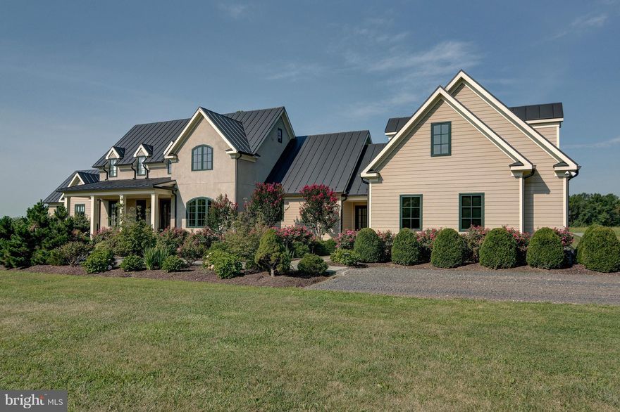 Tempi Creek Farm - A well-appointed 53 acre Equestrian Estate located in The Piedmont Hunt Country that is an exceptional combination of an Energy Efficient Custom Home and Exquisite Equine Facility. 7 Stall King Construction Barn with room to expand, Covered Arena and European Walker that is just a Walk, Trot and Canter from Middleburg. It is this synergy that makes Tempi Creek Farm so Special.