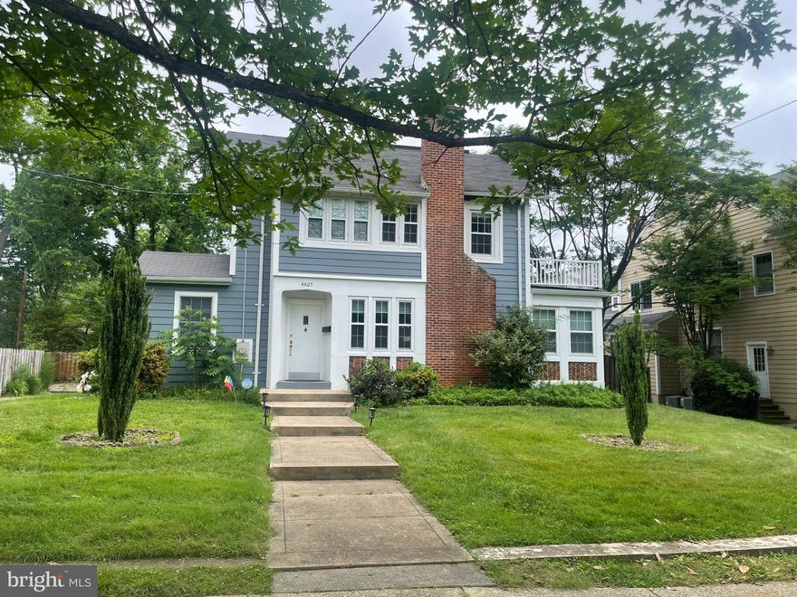 Experience the beauty and convenience of living in the heart of Chevy Chase. This beautifully maintained colonial home features hardwood floors spanning three levels with recent updates to enhance your living experience. New kitchen countertops, refrigerator and stove. Newer dishwasher and washer/dryer. Windows replaced in 2017. Large living room with a cozy fireplace.  There is a separate formal dining room ideal for entertaining. The sunroom adjacent to the living room leads into a sun-filled breakfast room. French doors lead to a spacious deck and fully fenced back yard. There is a one car detached garage. Minutes to Friendship Heights Metro. Close to Norwood Park, Downtown Bethesda, and Washington, DC.  This home is perfect for those looking to enjoy the amenities and vibrant community of Chevy Chase, with easy access to public transportation and nearby urban centers. Minimum 24 month lease. 82 Walk Score,  54 Transit Score, 74 Bike Score. Brand new kitchen wood floor, interiors and rear deck freshly painted.