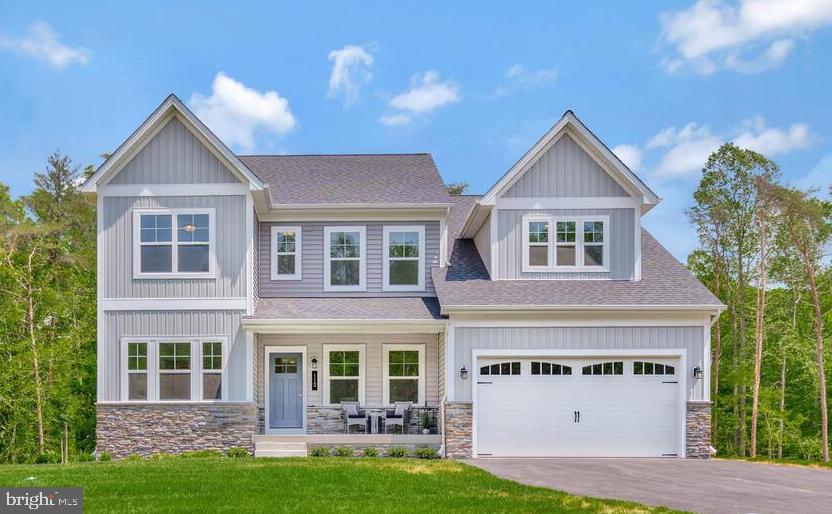 THIS IS A TO BE BUILT HOME IN OUR KINSEY'S RIDGE COMMUNITY. PLEASE REACH OUT FOR DETAILS ON OPTIONS, LOTS AND AVAILABLE FLOOR PLANS.
Welcome to Kinsey's Ridge, a premier single-family home community nestled in the heart of Prince Frederick, Maryland. Designed by Schaefer Homes, this community offers spacious homesites and thoughtfully crafted floor plans. Among the standout designs is our Adams floor plan which offers 3 different elevations to chose from. The Adams offers a thoughtfully designed open floor plan that seamlessly integrates living spaces for modern comfort and functionality. The kitchen features 42” cabinets, stainless steel appliances, and brushed nickel fixtures, catering to both style and functionality. The kitchen flows into the dining area and into the great room providing the ultimate space for entertaining. The option to finish the basement extends your living area, providing a versatile recreation room that can be tailored to suit your lifestyle needs.
Disclaimer: All renderings/photos provided herein are for illustrative purposes only and are intended to showcase design options. Actual products, features, finishes, and layouts may vary. The images may depict optional features, upgrades, or configurations that are not included as standard or available in all homes.