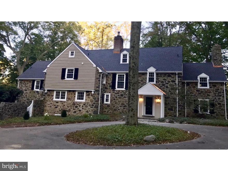 Beautifully remodeled stone colonial home on quiet cul-de-sac street in the heart of Narberth.  This home has been completely renovated and offers a magnificent new gourmet kitchen overlooking the expansive dining room with fireplace, gracious living spaces with french doors to rear patio, fantastic master suite with marble bathroom and his and her closets, and so much more.  Make your appointment today!