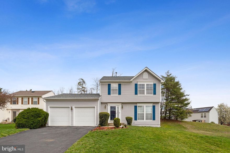 Beautiful Well kept Colonial with a two-car garage in a Hidden Gem. The home features three bedrooms, two full and one-half baths. Enter into a foyer with beautiful hardwood floors. The main level has a half bath, an eat-in kitchen with beautiful hardwood floors, stainless steel appliances, a built-in microwave, an ice maker refrigerator, and gorgeous granite. Off of the eat-in kitchen is a large family room. From this level, you have french doors leading to the backyard. The upper level features three nice size bedrooms, including an owner's suite with a large walk-in closet, double sinks in the bathroom, and a newer soaking tub. The other bedrooms have generous closet space. The lower-level basement is awaiting your ideas and touches. It can be an awesome rec room, bathroom, and more. A new roof was installed this month with a new asphalt driveway installed last year.  The seller has found a home of choice and may require a brief rentback. Home Owners warranty. Home is only being shown on Monday, March 28th through March 30th, 2022. From 4-7:45 pm. The offers Deadline is Thursday at 12:00 noon. NO HOA!