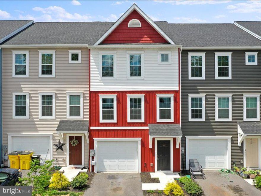 STOP PAYING RENT! Start building equity for yourself. This townhome qualifies for USDA financing..... if you qualify, you may be able to purchase this home with ZERO money down! You are only responsible for the cost of closing.
Come tour this beautiful 3 bedroom, 2.5 bath home today to experience the great community of Bridle Creek. Front entry leads you immediately into additional living space, direct garage access, and an outdoor/entertainment area.  The upper floor consists of an open kitchen/living room concept with the convenience of a half bath and a rear deck. Heading to the third level, you will find 3 bedrooms and 2 full bathrooms. The primary suite offers a double vanity and walk-in closet. Just minutes from downtown Martinsburg and surrounding amenities with access back to interstate 81 within minutes.  Call today for more information.