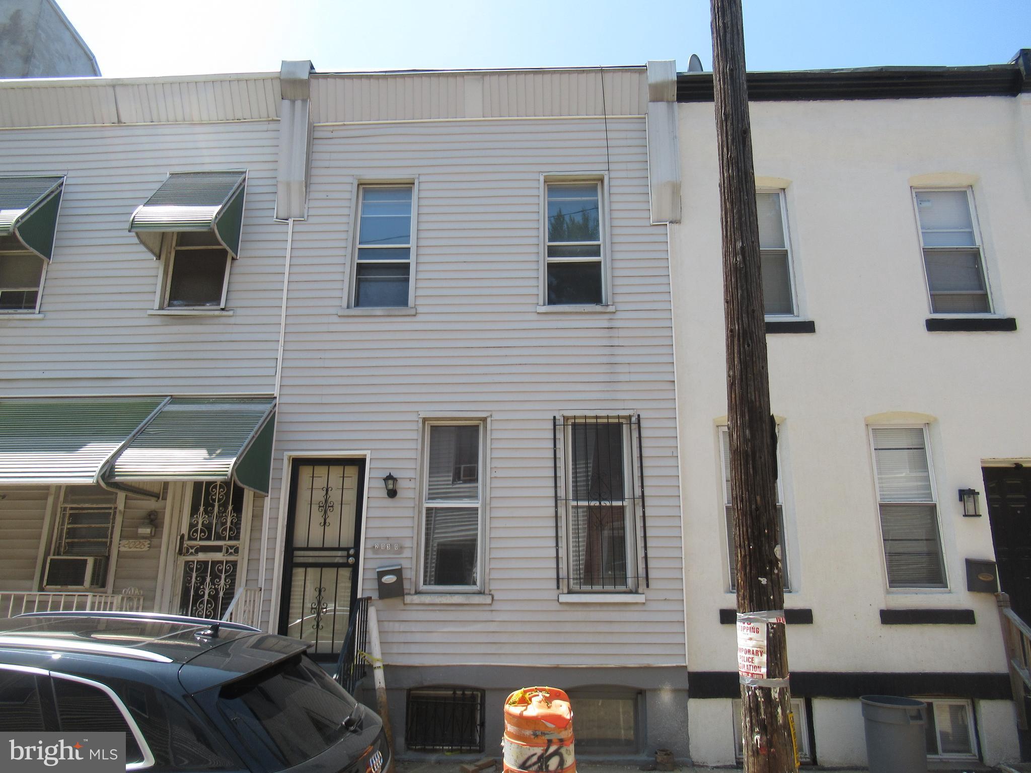 Welcome to 2030 N Cleveland St, located within minutes of the main campus of Temple University.
This property was renovated a few years back, beautiful hardwood floors throughout, Kitchen with granite countertop, modern tiled bathroom, spacious clean basement.
The property is in good condition, however being sold As-is, the seller will not make any repairs, the utilities are off.