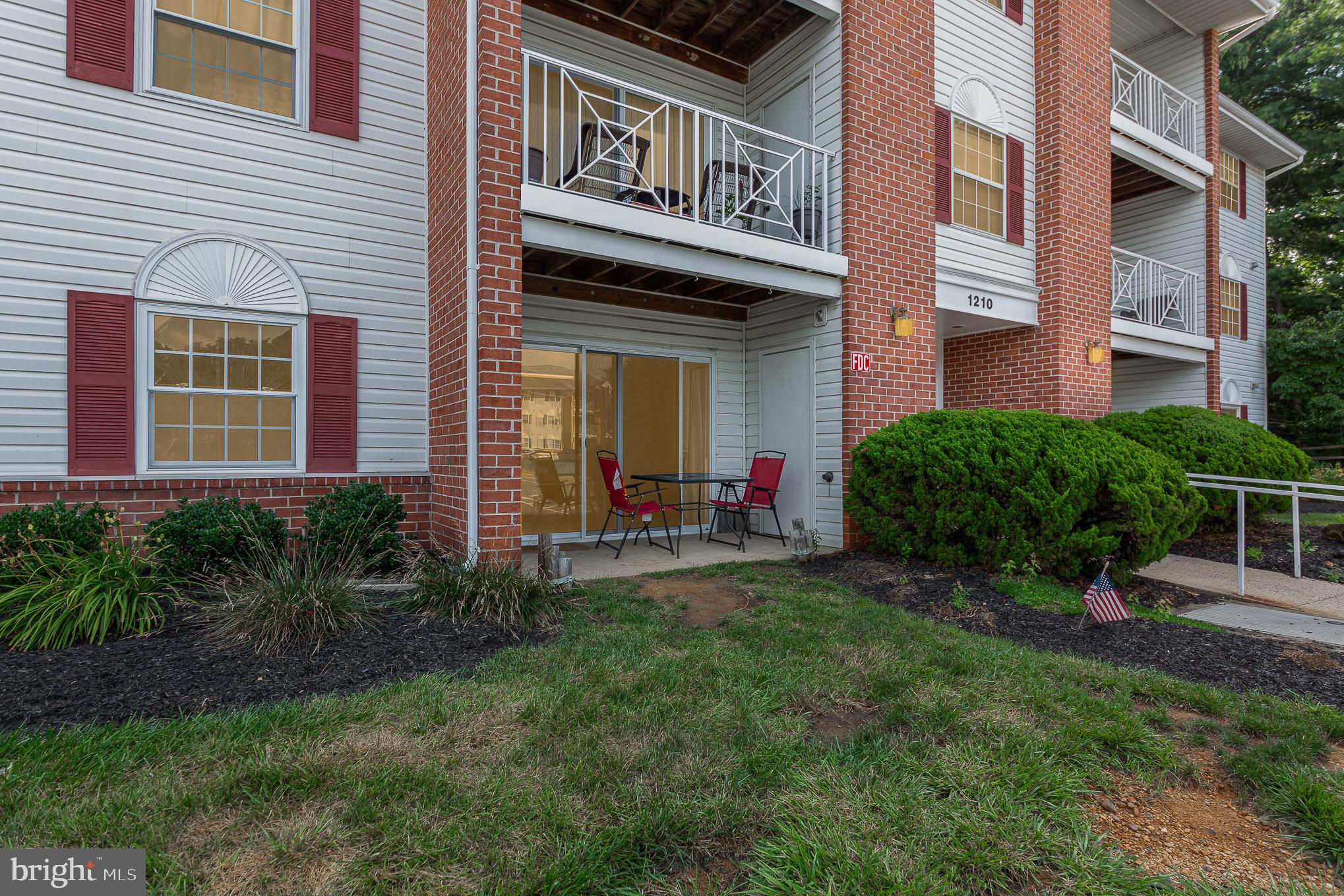 Welcome to this bottom floor 2 bed 1 bath condo on the bottom floor with a walk-in side patio. You never have to go in the building except for mail! This condo is conveniently located just seconds from Rt 40 nd minutes from I-95, as well as close to APG and tons of shopping/dining destinations. This home is modern with granite kitchen counters and breakfast bar, upgraded baths, gas fireplace, and lvp flooring throughout. Come see it today for convenient "stair" free living!