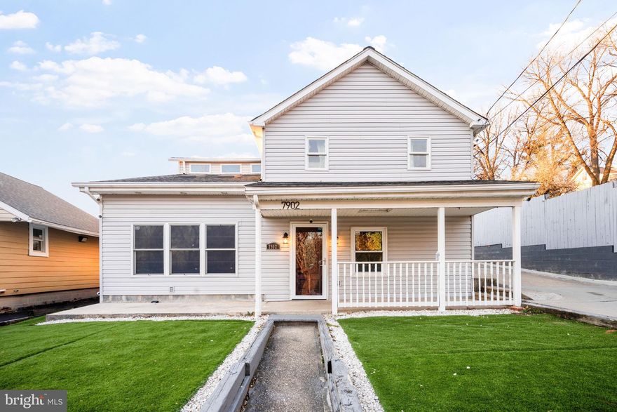 Welcome to 7902 Bridge Ave in Rosedale! This well-maintained and move in ready home offers 4 spacious bedrooms and 2 full bathrooms, with a smart layout and updates throughout. The main level features a bright and spacious living room with high ceilings, creating an open and inviting feel, along with a dedicated dining room perfect for everyday meals or entertaining guests. Also on the main level is a full bathroom and an updated kitchen equipped with stainless steel appliances, making everyday living and entertaining easy. Upstairs, you’ll find all four bedrooms along with a second full bathroom, offering comfort, space, and privacy for everyone. Step outside and enjoy the rear deck, ideal for relaxing or hosting gatherings. The home also offers excellent parking with a 2 car garage, a driveway that fits up to 3 additional vehicles, and a shed for extra storage. A nicely sized front yard adds great curb appeal and outdoor space to enjoy. With everything up to date, this home is truly move-in ready and conveniently located near major routes, shopping, and everyday amenities. Schedule your showing today and see all that this Rosedale home has to offer!