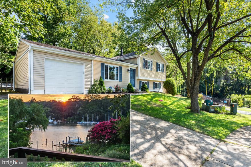 BEST AND FINAL OFFER DEADLINE SET FOR SUNDAY, AUGUST 20TH AT 6 PM.  Welcome to this stunning 3-bedroom, 2.5-bathroom remodeled home boasting water views of Deep Creek that create an atmosphere of serene tranquility in sought after Atlantis, situated on a quiet cul-de-sac. With meticulous attention to detail, this residence offers a luxurious and modern living experience. The main level features a vaulted living room with LVT floors and kitchen with granite countertops and stainless steel appliances. The upper level consists of 2 remodeled full bathrooms and 3 bedrooms. The primary bedroom has a large, peaceful deck to relax and enjoy the water views.

Walk down a level to the cozy family room with wood burning fireplace and built-in entertainment area.  As you step down to the lowest level, you'll immediately be captivated by a state-of-the-art 5.1 surround sound, 4k projector and screen movie theatre. The ambience is set for immersive movie nights, sporting events, and memorable gatherings with friends and family. Outdoor living is at its finest with a maintenance-free deck and inviting paver patio that showcases a spacious Hotsprings® hot tub within an expansive rear fenced yard.  


Whether you enjoy early morning kayak sessions, watching the sun set over deep creek followed by quiet evenings under the stars or lively gatherings with friends and family, this outdoor oasis is perfect for relaxation and enjoyment year-round. 

Every corner of this home has been thoughtfully touched, from features like a heated natural stone bathroom floor leading to the walk-in shower in the primary bathroom, to small details such as updated power outlets, light switches, and wi-fi controllable thermostat, garage opener, washer and dryer.

The community of Atlantis offers 2 playgrounds and wonderful community pier. Water access is also possible through HOA property directly across from the house. Very convenient to Downtown Annapolis, Naval Academy, 50 & 97, shopping and restaurants.