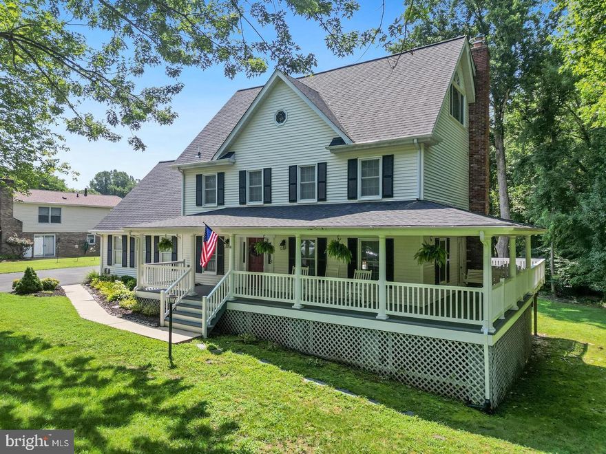 **Price Improvement**Welcome to Clark’s Run — an impeccably maintained La Plata home that blends classic curb appeal with modern upgrades. A charming wraparound front porch welcomes you inside to  a gourmet Kitchen with SS appliances, center island, upgraded countertops, and a chic subway-tile backsplash — perfect for everyday meals and entertaining. Enjoy quiet, cozy mornings in the attached breakfast area beside a wood‑burning fireplace or host gatherings in a spacious Family room and a formal Dining room. The second floor features three generous bedrooms, including an owner’s suite with a luxurious bath and walk‑in closet. The finished third level adds two additional bedrooms with soaring vaulted ceilings and a full bath — ideal for guests  or a private home office. The lower level features new carpet (2025)and a flexible living space perfect for a large Family room or Rec room, home gym,  and still offers abundant storage space. This home offers outdoor living at it's finest;  a fenced backyard oasis with an in‑ground saltwater pool (liner 2022, pump & cover 2021, new filter 2021) and a Dolphin robotic cleaner (2024). Three decks surrounding the pool were replaced in 2023, and exterior updates include vinyl railings and columns (2019), a new sliding door (2020), and leaf‑guard gutters. Major mechanical updates provide peace of mind — roof (2021), downstairs HVAC (2022), outdoor condenser (2025), and upstairs HVAC (2020). Convenient to DC, Northern Virginia, local military bases, University of Maryland Charles Regional Medical Center, shopping, dining and parks. This home delivers lifestyle and location. Schedule your tour today!