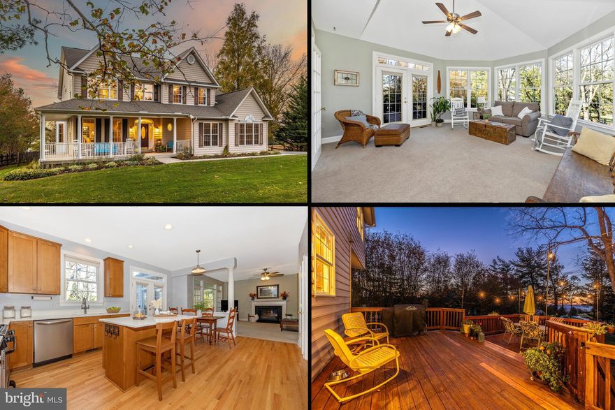 Welcome to 7429 Round Hill Road! This stunning custom home built by Lancaster Craftsmen Builders  features  4-bedroom, 2.5-bathroom is now available for sale.  Located in a highly sought-after Ridge Rd. neighborhood, this house offers convenient access to nearby amenities including Frederick City or Middletown shopping centers, Middletown parks,  Middletown schools, and with easy access to major commuter routes. 
Step inside and be greeted by 9 ft. ceiling,  the elegance of just-refinished genuine hardwood floors that flow throughout the main level. The floor plan allows for seamless transitions between the spacious living areas, perfect for both relaxing with family and entertaining friends.
The kitchen is a chef's dream, boasting NEW gleaming  quartz countertops, shaker style wood cabinets, and grand center island. Whether you're preparing a quick meal or hosting a culinary extravaganza, this kitchen has all the space and tools you need.  Adjacent to the  kitchen is an inviting family room with gas fireplace for cozy evenings.  But the Wow of this home is the  sun-filled family room extension that offers a glimpse into the Middletown Valley and the perfect space for large gatherings or just reading a book. 
Upstairs, you'll find the generous-sized bedrooms, each with its own unique charm. The master suite is a true oasis, offering spacious living and plenty of natural light. The en-suite bathroom offers a luxurious escape with double sinks, separate shower and a soaking tub. The lower level is partially finished with a large den, has a full rough in and walks out to the rear yard. Outside, the possibilities are endless. The large backyard and large deck let you have your own private oasis or entertaining area. Imagine hosting summer barbecues or simply enjoying peaceful evenings under the stars. Don't miss out on this incredible opportunity to make 7429 Round Hill Road your forever home! Contact us today to schedule a showing and start envisioning your future in this exceptional property.