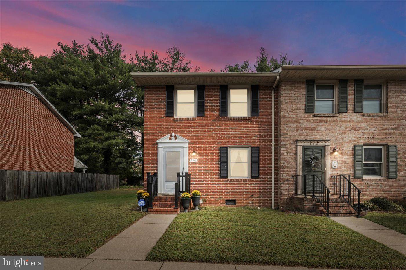 Brick Front Colonial Style End Unit Townhouse move-in condition! Close in City of Fredericksburg location.
Nicely Furnished and shows well. Living Room, Dinning, Kitchen, Laundry, and Half Bath on first floor. Covered Patio off Kitchen. Privacy Fenced Back yard and extended patio for outdoor entertaining.
Second Floor with Two Primary Suites and each with a full bath. This home has numerous upgrades and shows pride of ownership. New Air Conditioning and Gas Furnace, Water Heater, and flooring in 2023. New Paint, Appliances, Cabinets, Encapsulated Crawl Space with perimeter and sub-floor Insulation in 2024. New Roof, and Security System in 2025. Energy efficient Natural Gas Heating and Gas Water Heater. This one is a must see!