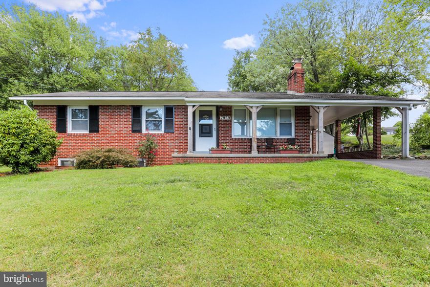 All-brick rancher situated on 0.63 acres! Wood flooring throughout. Living room with wood-burning fireplace. Eat-in kitchen and dining room. Bedrooms on main level. Finished basement with wood-burning fireplace in family room. Laundry area. Full size bath. Den that could be used as a 4th bedroom. Walkout stairs to backyard patio. Great backyard space! Professional photos to come.