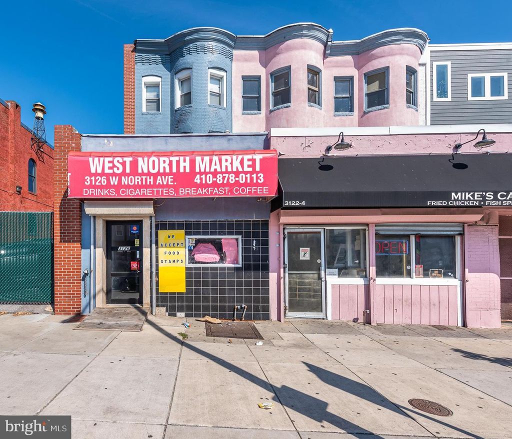 Photo of 3126 W North Avenue, BALTIMORE, MD 21216 (MLS # MDBA2202470)