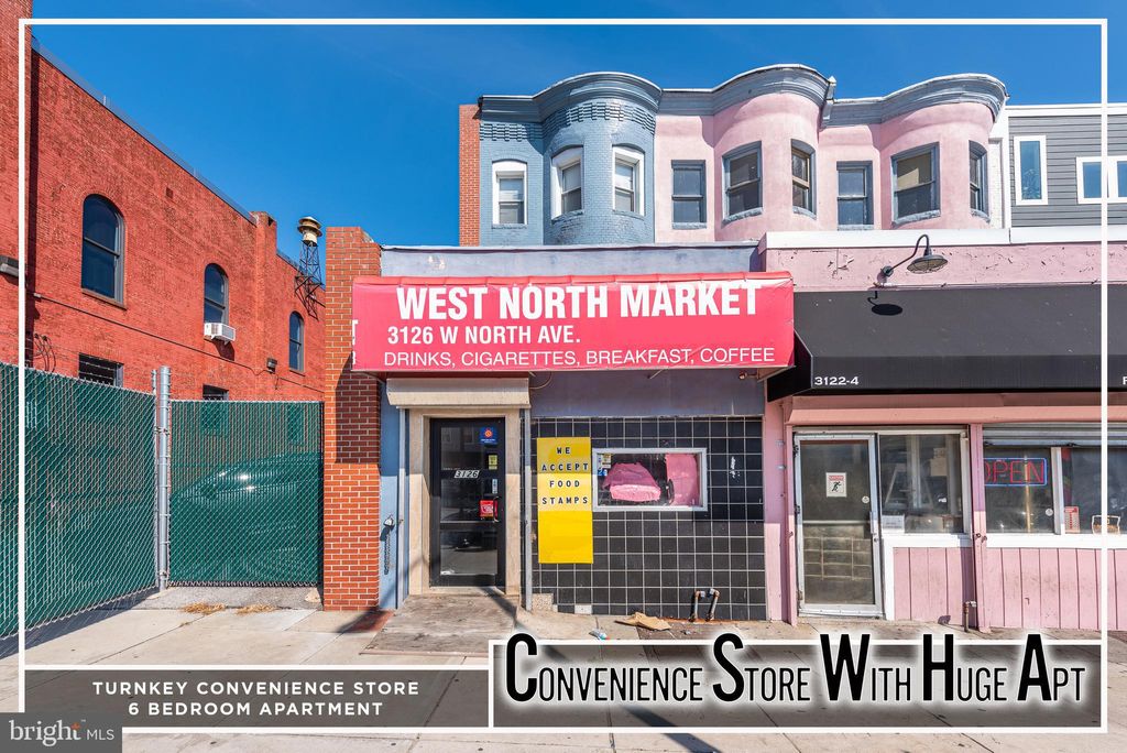 Photo of 3126 W North Avenue, BALTIMORE, MD 21216 (MLS # MDBA2202470)
