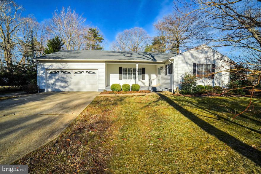 This freshly painted rambler features 3 bedrooms 2 1/2 baths, eat-in kitchen, dining room, and living room. Master suite with walk-in closet and attached bath, Additional inside features include Sun room, hardwood flooring and Murphy bed with storage. Outside features include 2 storage sheds, deck accessible from dining room, landscaped yard, custom railings and 2 car garage.