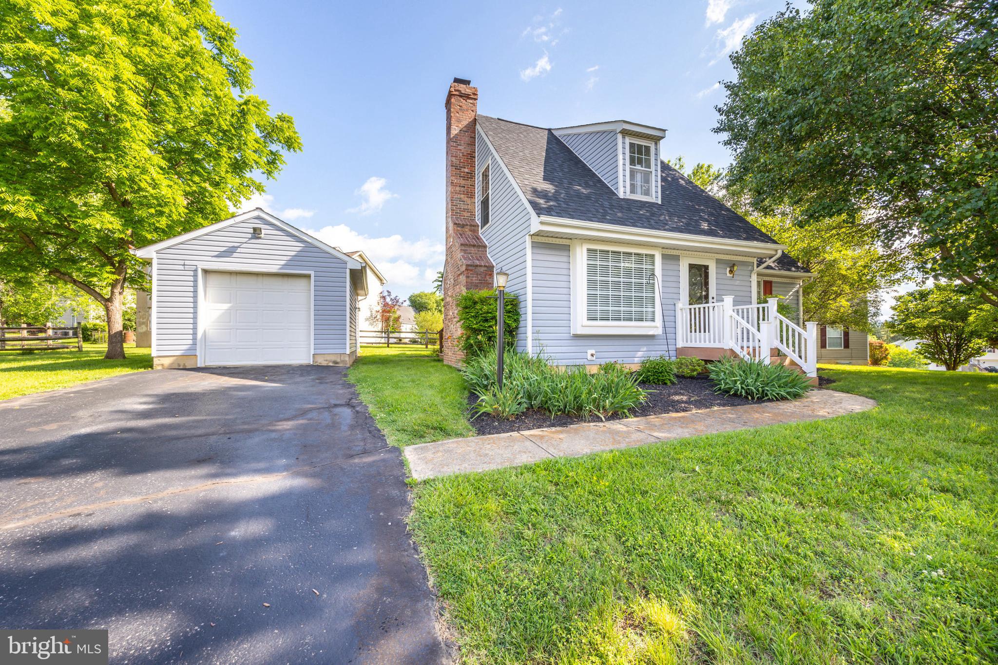 Welcome to 113 Sun Briar Ct., a charming Cape Cod-style home perfectly positioned on a 0.3-acre corner lot in a peaceful cul-de-sac in New Market, VA. Offering classic curb appeal, a detached one-car garage, and a beautifully landscaped yard, this home is ready to welcome its next chapter.
Step inside to discover a spacious, light-filled living room, complete with a cozy wood-burning fireplace — an ideal gathering spot for cool evenings or relaxed weekends. The eat-in kitchen provides ample space for cooking and dining, with direct access to a back deck overlooking the private, landscaped backyard. It’s the perfect setting for morning coffee, evening barbecues, or simply unwinding with nature.
The main level features a comfortable primary bedroom, a full bathroom, and a convenient laundry area, offering the ease of one-level living if desired. Upstairs, you’ll find two additional generously sized bedrooms and another full bathroom, providing plenty of space for family, guests, or flexible use as a home office or hobby space.
This home has been thoughtfully updated with several major improvements, including a brand-new central a/c, gas furnace, roof, and electric water heater. With these essential upgrades already taken care of, you can move in worry-free and start making memories.
