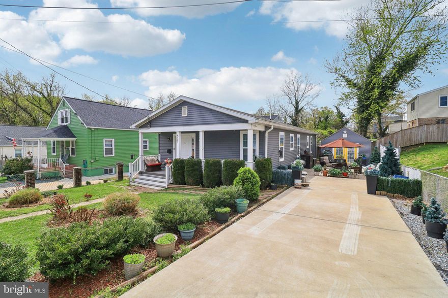 Chic Modern Rambler with Bonus Converted Garage – Just Minutes from D.C.!

Everything from the foundation was built brand new in 2018. Welcome to effortless one-level living in this beautifully updated Rambler that blends charm, convenience, and versatility. Perfectly situated just across the D.C. line off Pennsylvania Ave, this stylish home offers unbeatable access to shopping, dining, and public transit.

Step inside to discover a chef’s dream kitchen featuring an oversized island, sleek cabinetry, and plenty of prep space—ideal for hosting and everyday living. The home boasts three generously sized bedrooms, including a serene Primary Suite with a private en-suite bath.

Enjoy the versatility of an enclosed back porch, perfect as a sunroom, home office, or extra entertaining space. But the real showstopper? A fully converted detached garage—complete with electricity and HVAC—ready to serve as a studio, gym, office, or guest retreat.

A long private driveway provides ample parking for multiple vehicles, and the manicured lot offers both curb appeal and functional outdoor space.

Don’t miss your opportunity to own this unique, turnkey property just minutes from the heart of the city—schedule your showing today!