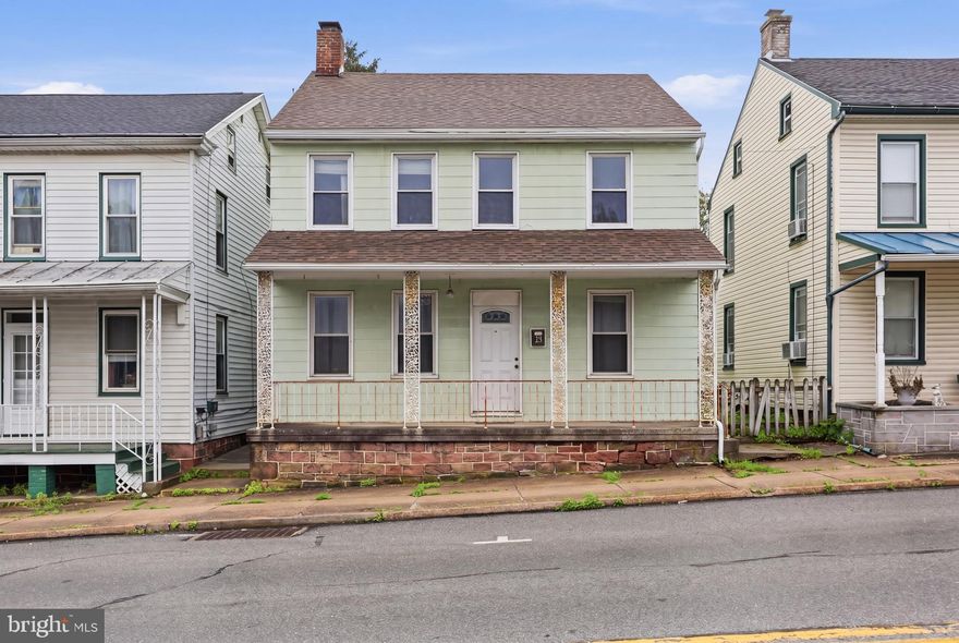 Welcome to this Dover three bedroom, one full and one half bath home.  This home is need of some TLC to bring it to its full potential.   The first floor has a large living room with a fireplace, a large dining room with hardwood flooring , laundry room, kitchen mudroom and half bath.  The second floor has three bedrooms and a full bath.  Enjoy the detached garage and off street parking along with the  large yard.  The roof was replaced in 2023, the windows were replaced in 2008/09.  Conveniently located to schools and amenities!  Call to schedule your showing today!