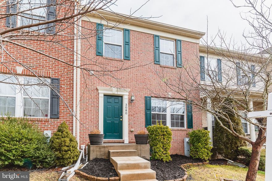 Welcome to 3080 Raking Leaf Drive! Located in the beautiful neighborhood of Autumn Run, this stunning 3bd 2 full 2 half bath boasts gorgeous NEW luxury laminate floors throughout the main level, a beautiful open concept kitchen with 42" cabinets, center island, large pantry, and a brand new dishwasher! Take a walk upstairs where you'll find a huge bedroom suite with two walk-in closets, a spa bath with separate shower, and a sitting area. The lower level rec room is perfect for entertaining with a half bath & large laundry/storage area. Walk up the steps to your backyard from the basement and enjoy the fenced in yard backing to a wide open common area and playground! 2 assigned parking spaces! TRIPLE BUMP OUTS and a TON of space! Schedule today! ***Recent updates include HVAC 2019, dishwasher 2020, flooring on main level 2021, new sliding door with built in blinds, basement carpet 2021, freshly painted kitchen & living room.***