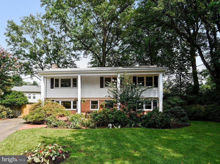 Light, bright and lovely home on a 1/3 acre lot! Cul-de-sac street! Beautifully refinished hardwoods and freshly painted, this home is move-in ready! Four bedrooms, three full baths and gorgeous back yard with gorgeous landscaping!  Two tiered deck, minutes to Mosaic District and Falls Church City restaurants and shopping!  Close to 66, 495 and Metro!